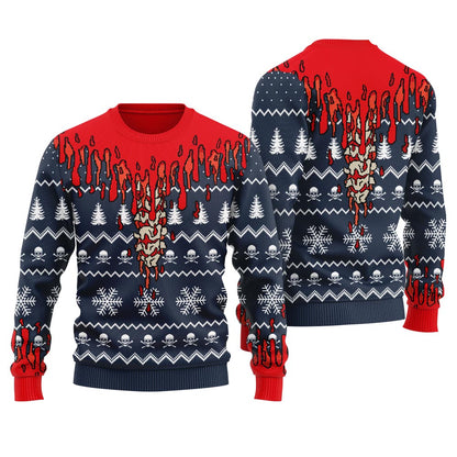 Scary Halloween Sweater For Men