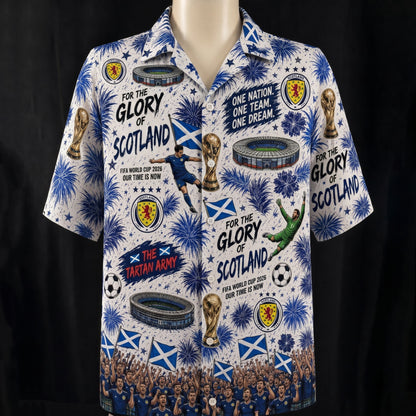 All Teams World Cup Champion Football Soccer Unisex Button-Up Hawaiian Shirt For Men & Women