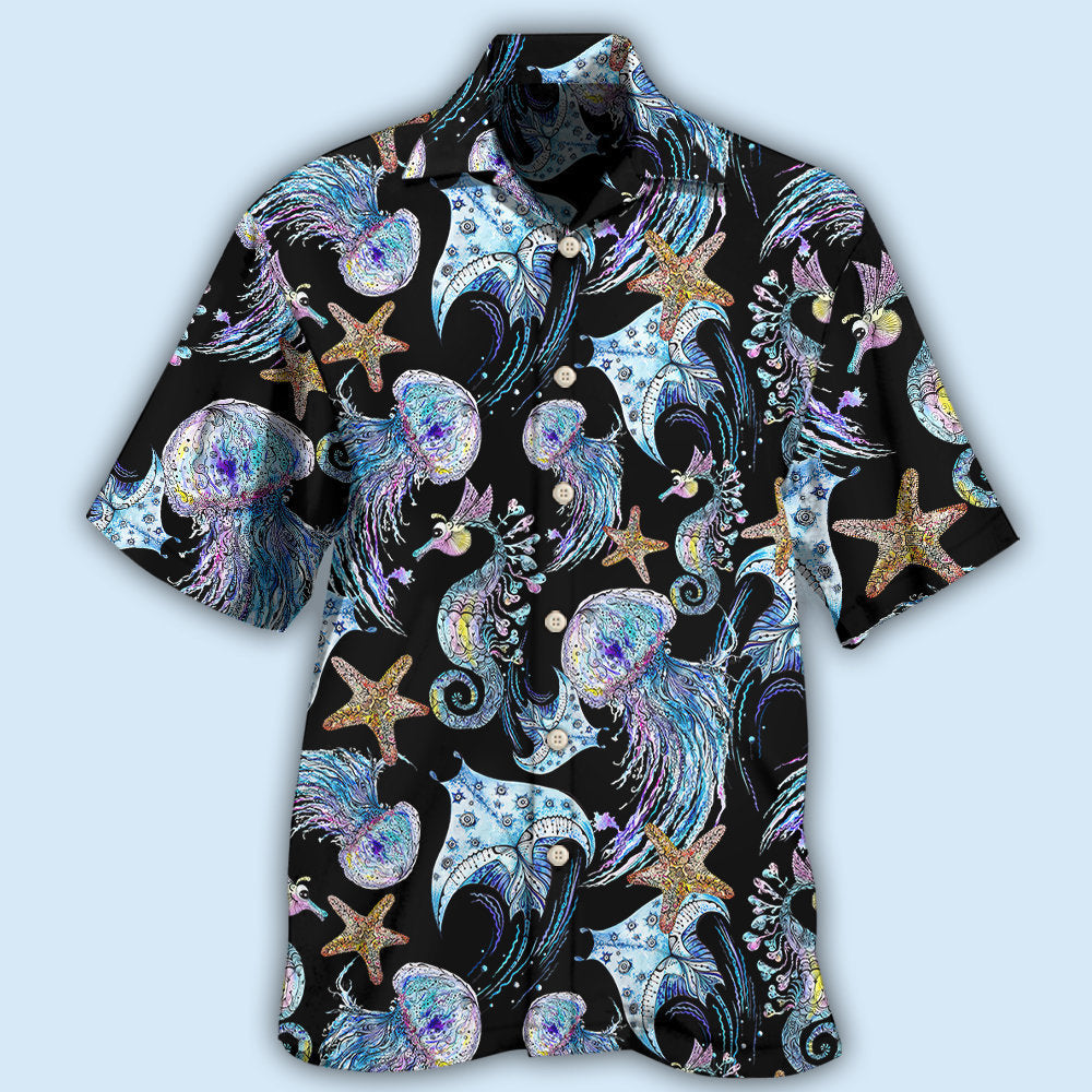 Animals Sea Animals - Hawaiian shirt 