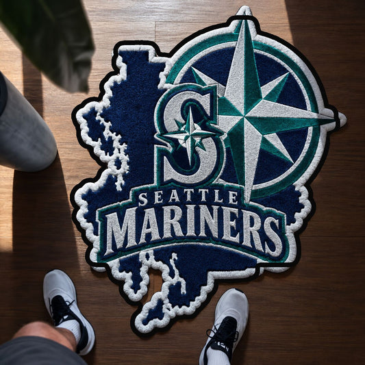 Alfombra personalizada de bienvenida premium de equipo de la MLB – Felpudo de béisbol personalizado