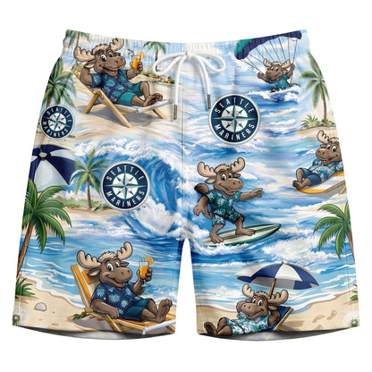 CC Baseball Mascot Beach Viber Button-Up Unisex Hawaiian Shirt For Men & Women