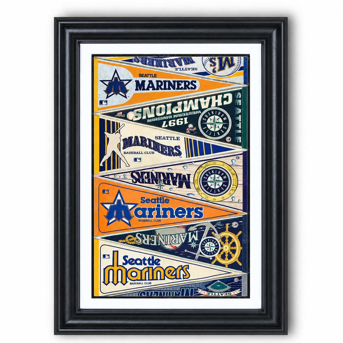 All Baseball Teams Vintage Anniversary For Baseball Fans Poster No Frame - Vertical Poster - 5to9vibe