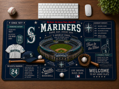 All Baseball Franchise History Stadiums Masterplan Desk Mat Mouse Pad Plus Size - 5to9vibe