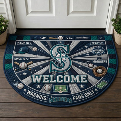 Baseball All Teams Custom Premium Welcome Mat – Personalized Baseball Doormat