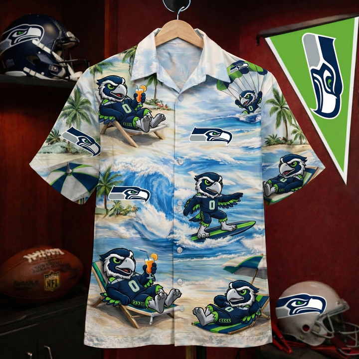 SS Football Mascot Beach Viber Unisex Hawaiian Shirt For Men & Women