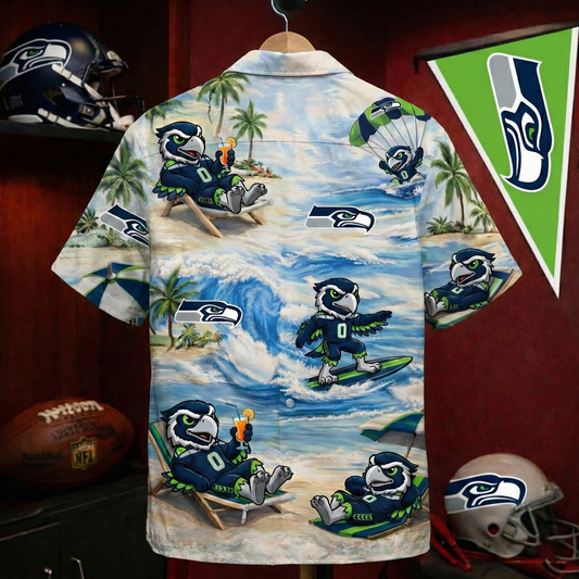 SS Football Mascot Beach Viber Unisex Hawaiian Shirt For Men & Women