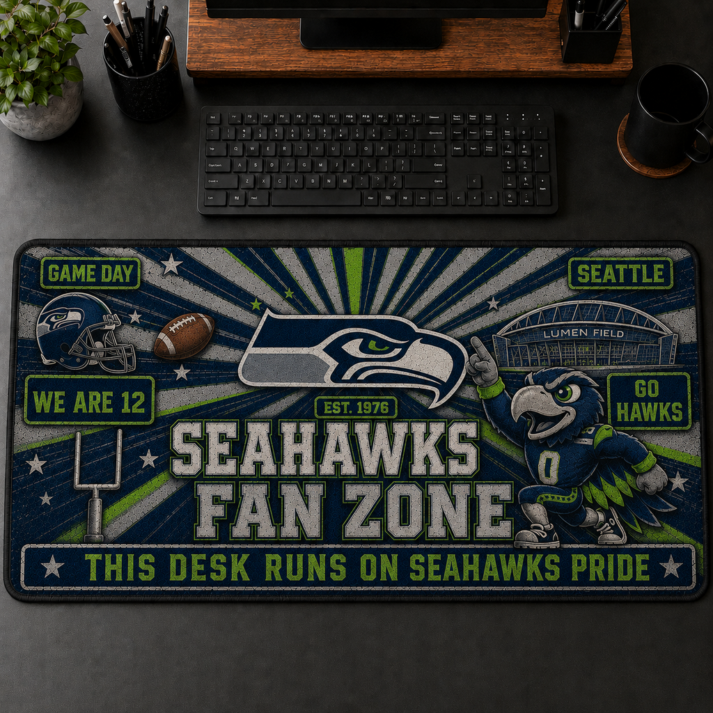 All Football Teams Fans Zone Desk Mat Mouse Pad Plus Size Trending - 5to9vibe