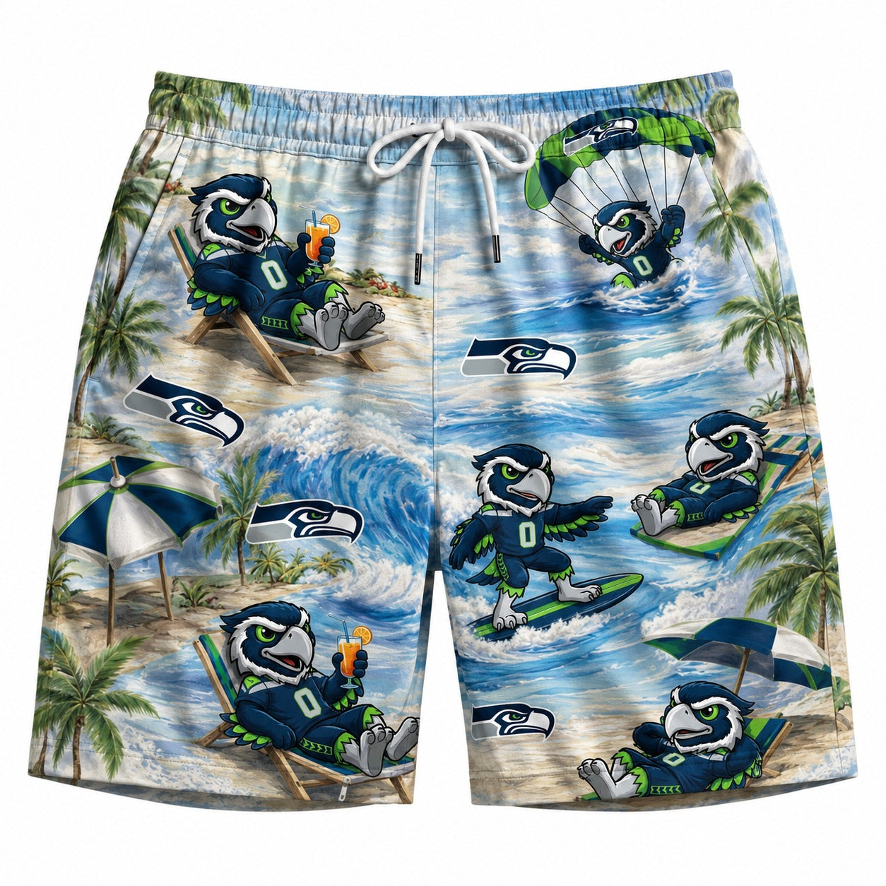 All Football Teams Mascot Beach Viber Unisex Hawaiian Shirt For Men & Women