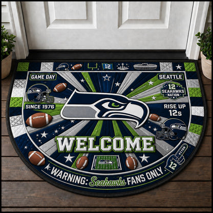Football All Teams Custom Premium Welcome Mat – Personalized Doormat