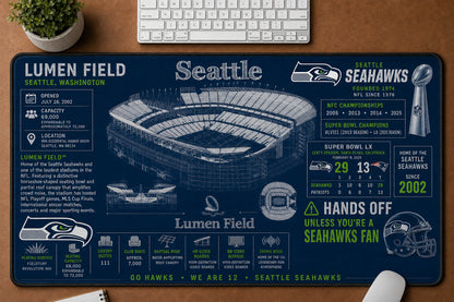 All Football Stadium BluePrint Desk Mat Mouse Pad Plus Size Trending - 5to9vibe