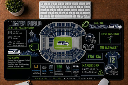 All Football Stadium Infographic Desk Mat Mouse Pad Plus Size Trending - 5to9vibe