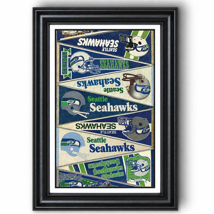 All Football Teams Vintage Anniversary For Fans No Frame Vertical Poster - 5to9vibe