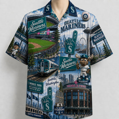 All Baseball Teams Iconic Moments Aloha Shirt for Baseball Fans Button Up Unisex Hawaiian Shirt For Men and Women
