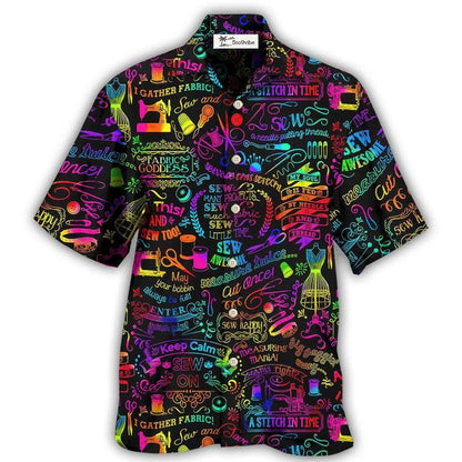 Hawaiian Shirt / Adults / S Sewing Beautiful Words - Hawaiian Shirt 