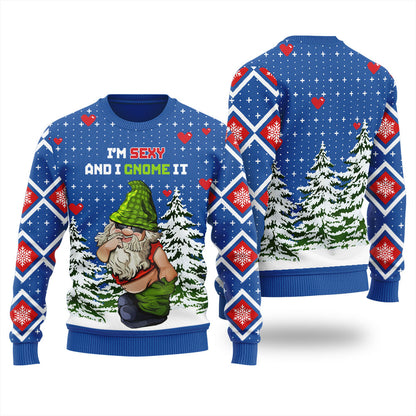 Sexy Gnome Ugly Christmas Sweater