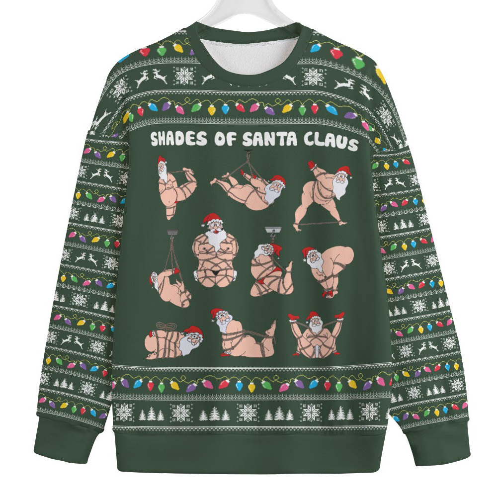 Sexy Shades Of Santa Mens Big And Tall Christmas Sweater