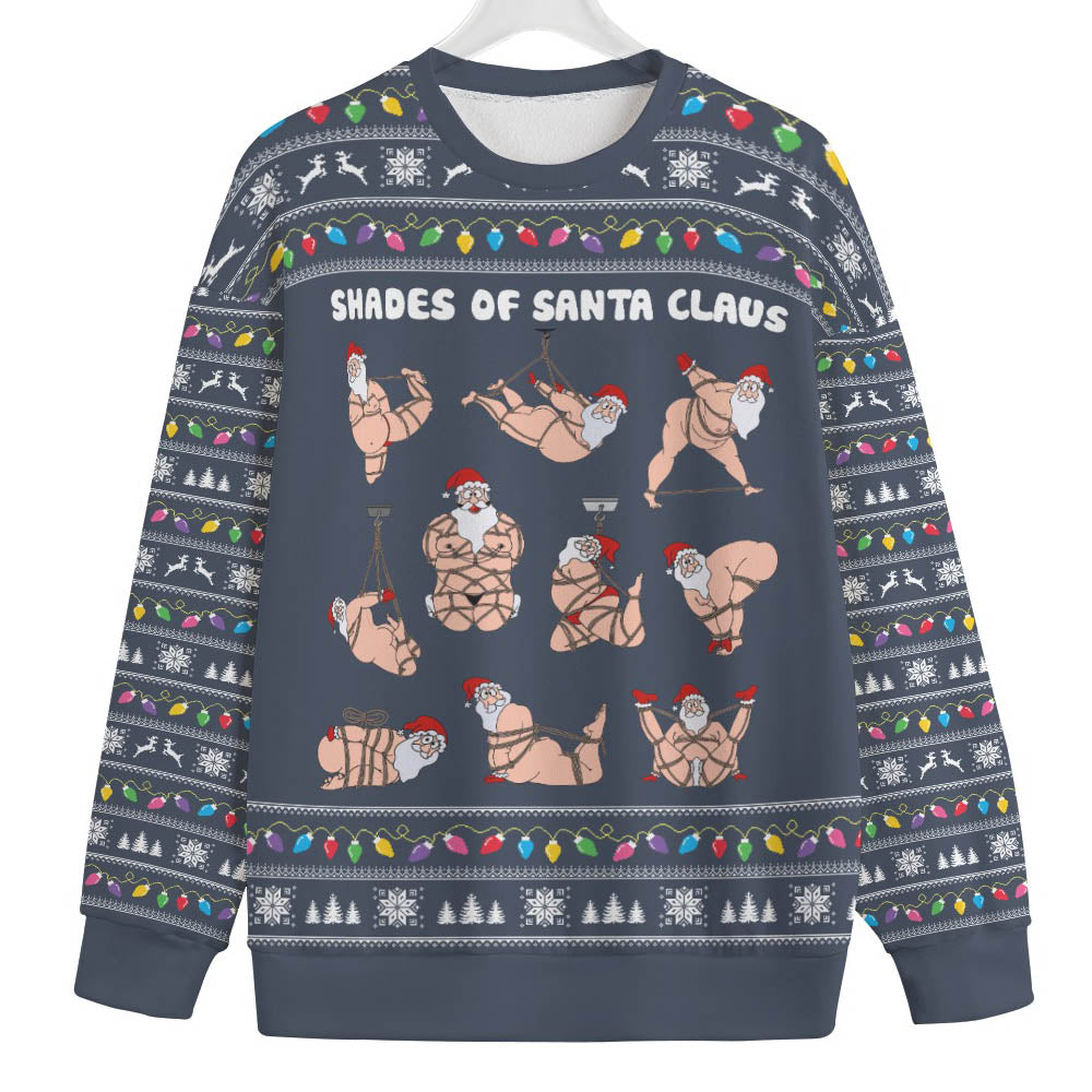 Sexy Shades Of Santa Mens Big And Tall Christmas Sweater