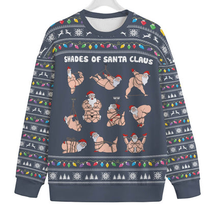 Sexy Shades Of Santa Mens Big And Tall Christmas Sweater