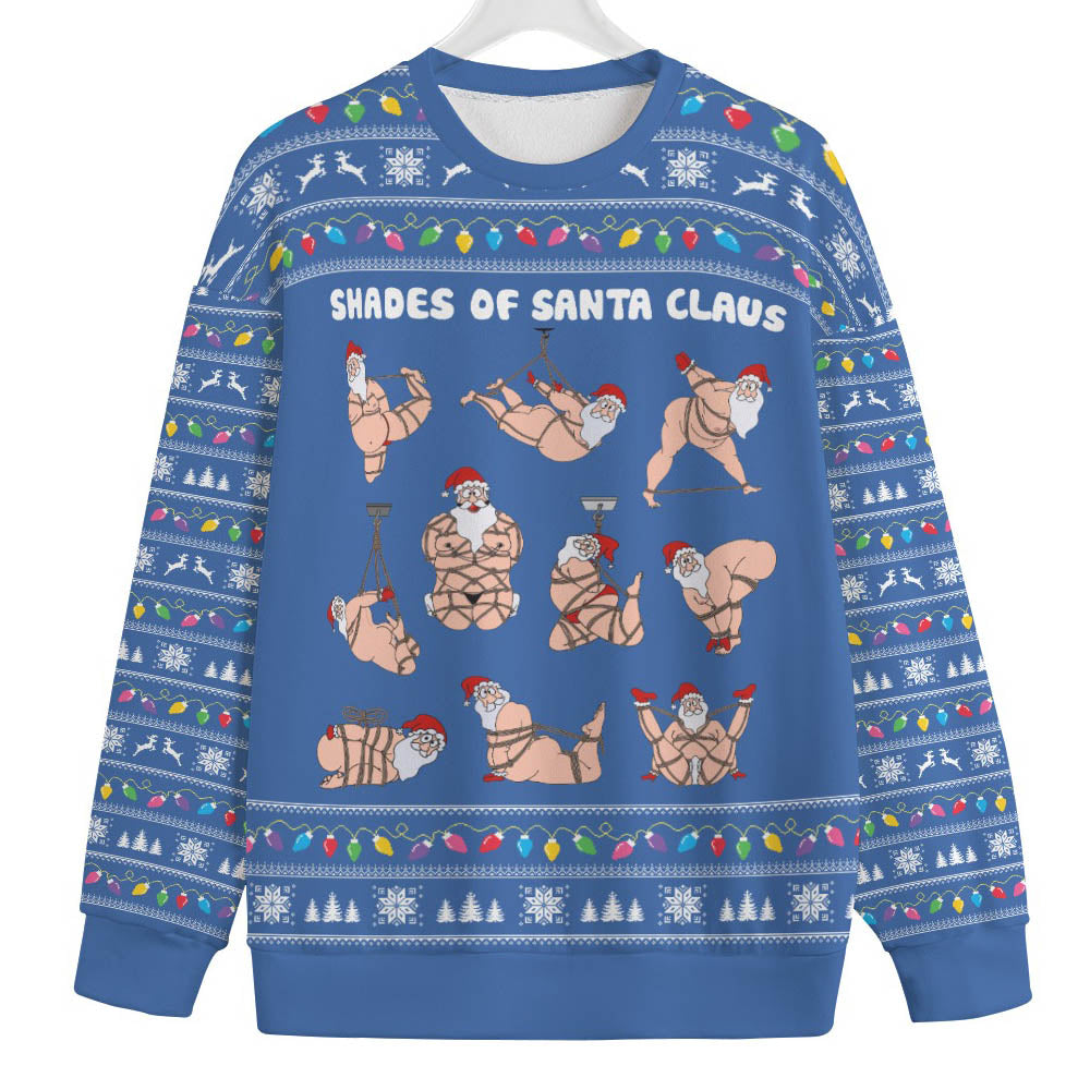Sexy Shades Of Santa Mens Big And Tall Christmas Sweater
