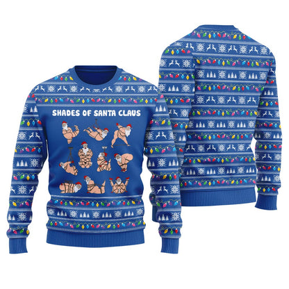 Shades Of Santa Women's Funny Ugly Christmas Sweater