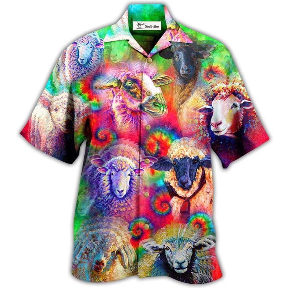 Hawaiian Shirt / Adults / S Sheep Animals Colorful Sheeps - Hawaiian Shirt 