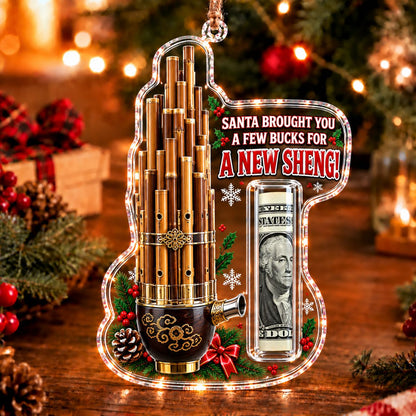 Sheng Christmas money holder ornament