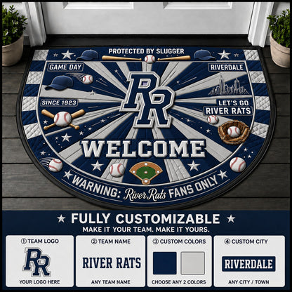 Silver / Navy