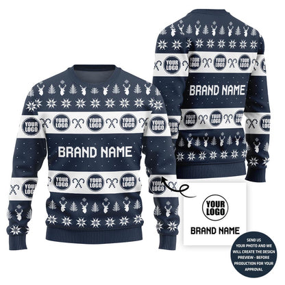 Simple Custom Brand Name And Logo Sweater