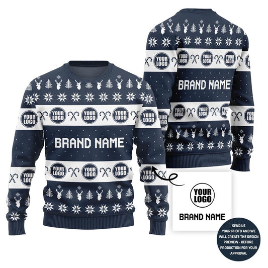 Simple Custom Brand Name And Logo Sweater