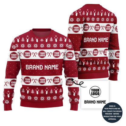 Simple Custom Brand Name And Logo Sweater