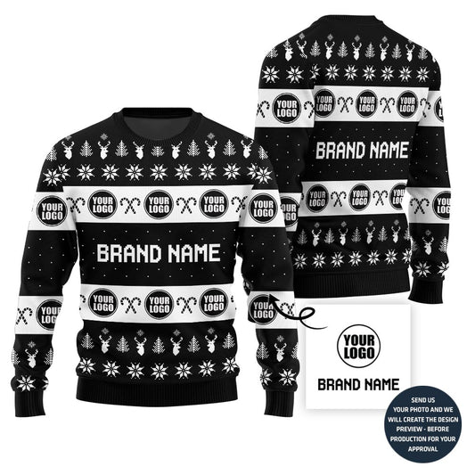 Simple Custom Brand Name And Logo Sweater