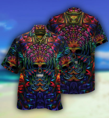 Skull Awesome Amazing - Hawaiian Shirt 