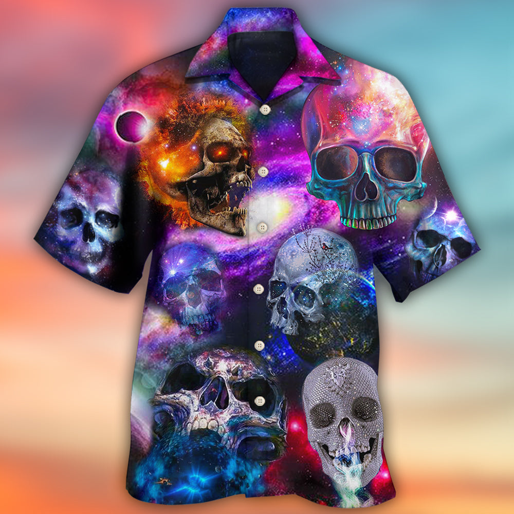 Skull So Amazing Galaxy Style - Hawaiian Shirt 
