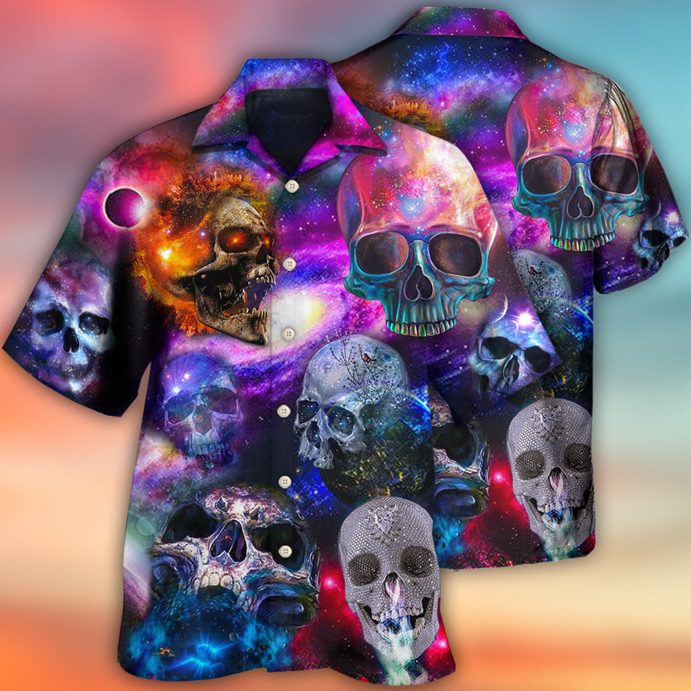 Skull So Amazing Galaxy Style - Hawaiian Shirt 