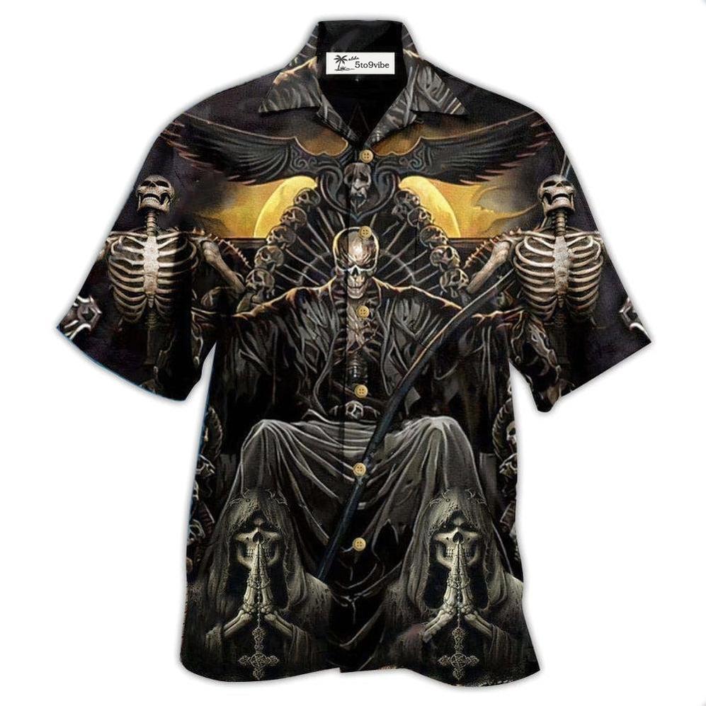 Skull Grim Reaper Dark - Hawaiian Shirt 