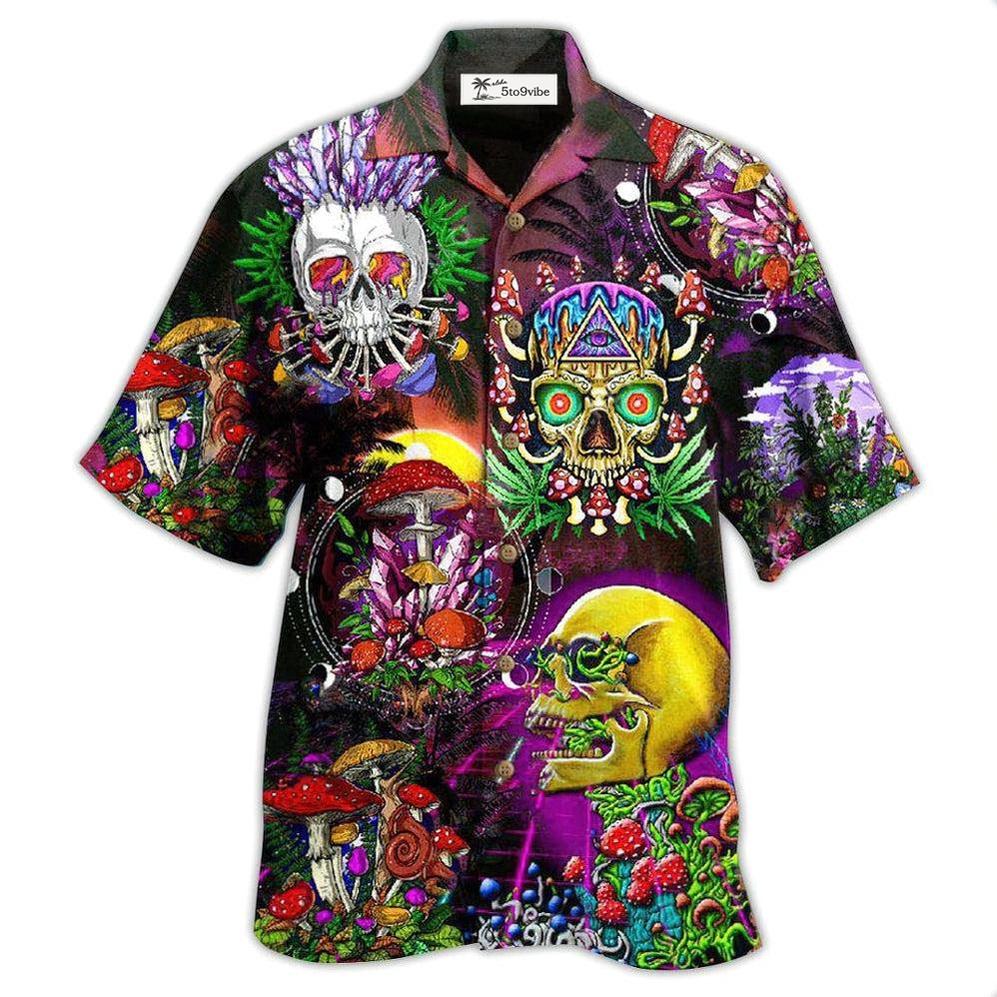 Hawaiian Shirt / Adults / S Skull Life is A Game Skull - Hawaiian Shirt 
