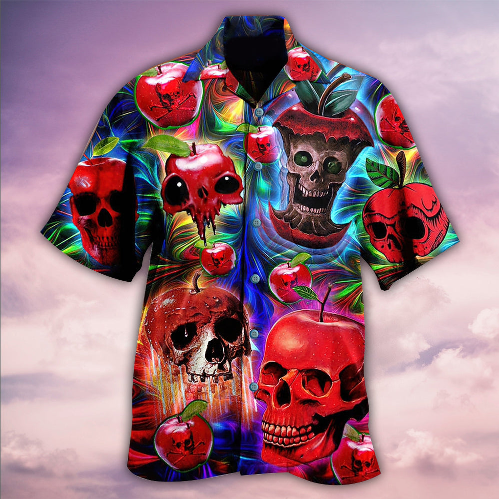 Skull Love Apple - Hawaiian Shirt 