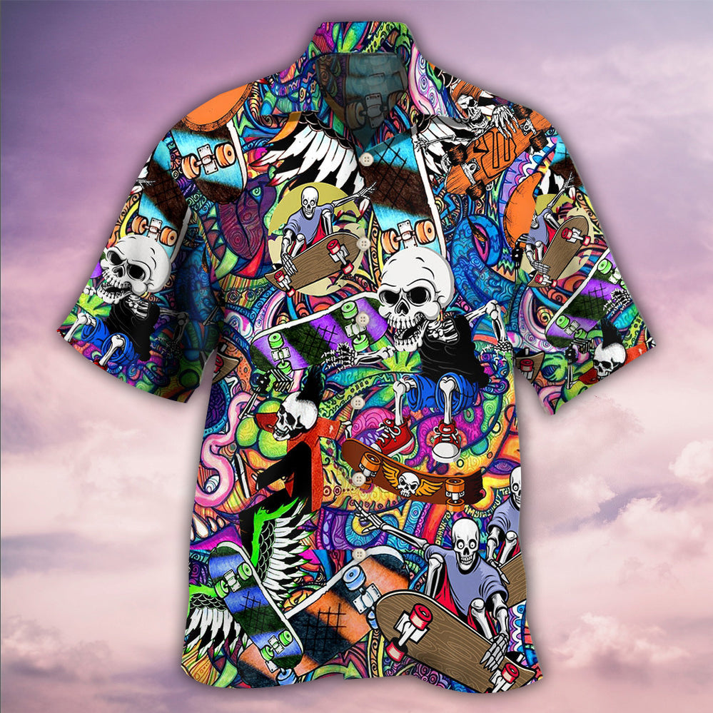 Skull Love Colorful Life - Hawaiian Shirt 