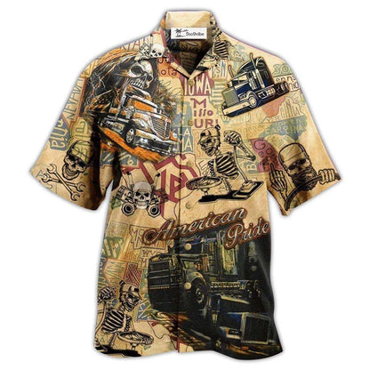 Hawaiian Shirt / Adults / S Skull Love Life Cool - Hawaiian Shirt 