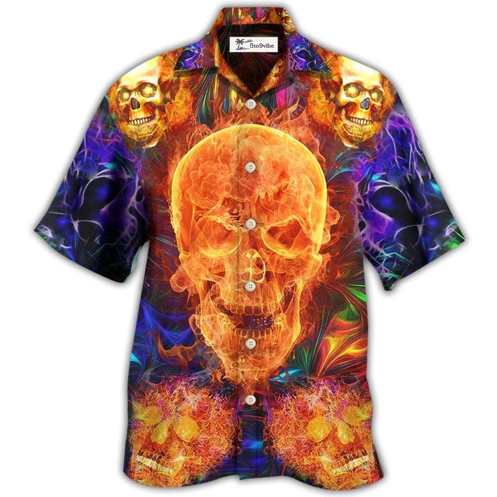 Hawaiian Shirt / Adults / S Skull Love Life We Love - Hawaiian Shirt 