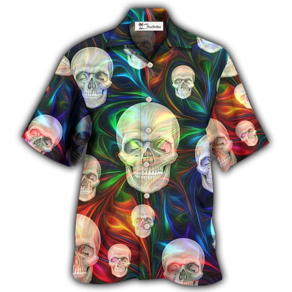 Hawaiian Shirt / Adults / S Skull The Magical Life - Hawaiian Shirt 