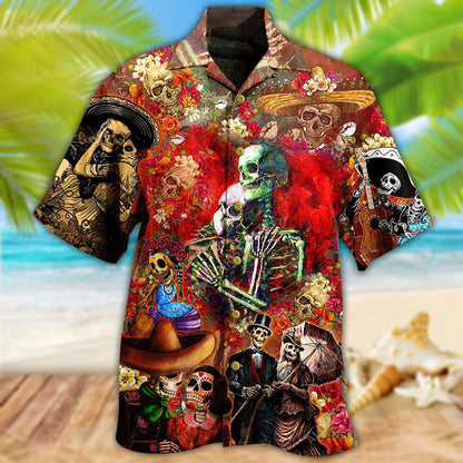Skull Until We Are Seperated By Death - Hawaiian Shirt 