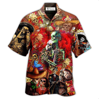 Hawaiian Shirt / Adults / S Skull Until We Are Seperated By Death - Hawaiian Shirt 