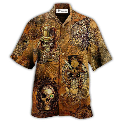 Hawaiian Shirt / Adults / S Skull Vintage Cool - Hawaiian Shirt 