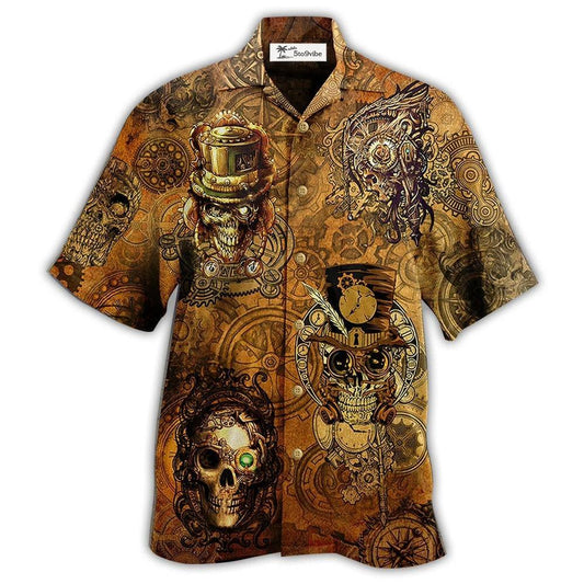 Hawaiian Shirt / Adults / S Skull Vintage Cool - Hawaiian Shirt 