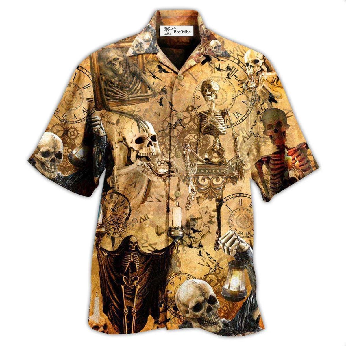 Hawaiian Shirt / Adults / S Skull You're Already Dead Vintage - Hawaiian Shirt 