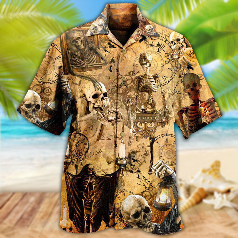 Skull You're Already Dead Vintage - Hawaiian Shirt 