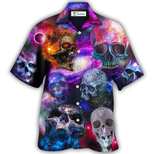Skull So Amazing Galaxy Style - Hawaiian Shirt 