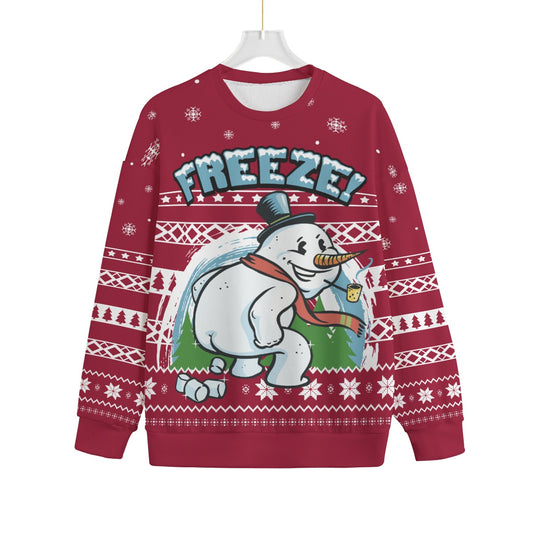 Snowman Dirty Plus Size Ladies Christmas Sweaters