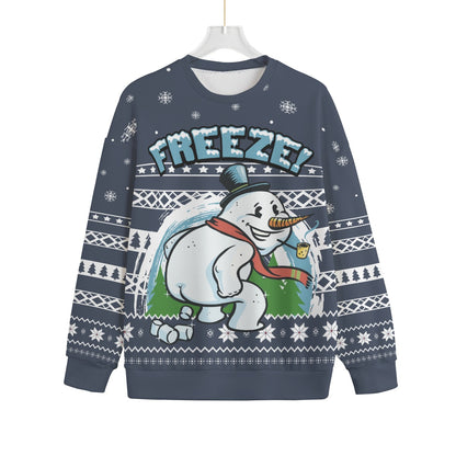 Snowman Dirty Plus Size Ladies Christmas Sweaters